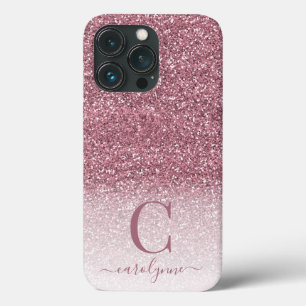 Case-Mate iPhone Case Fille Blush Rose Parties scintillant Or Ombre Mono