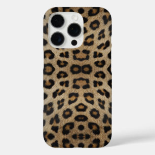 Coques iPhone 16 Pro Fille chic léopard fourrure poster de animal motif