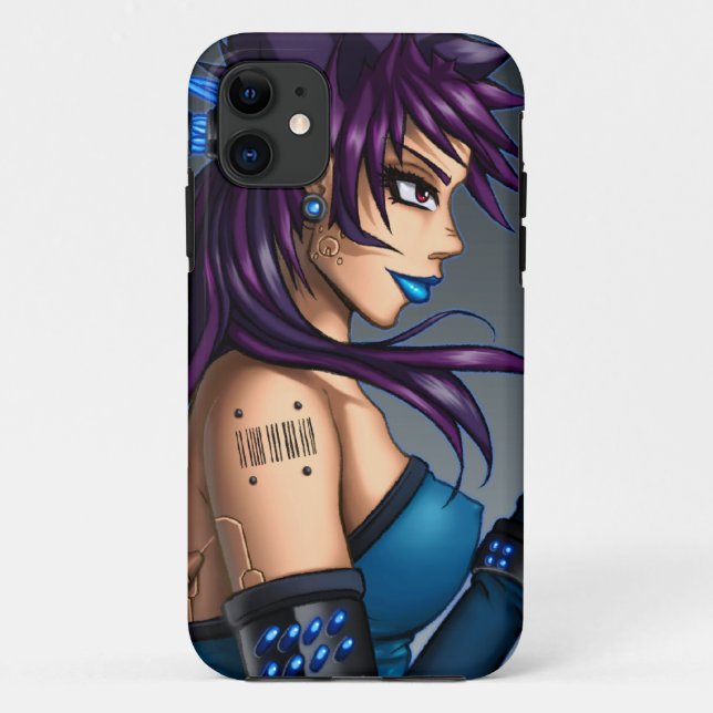 Coques Case-Mate iPhone Fille d'Anime de la science fiction (Dos)
