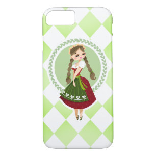 Coque iPhone 7 Fille dans le Dirndl