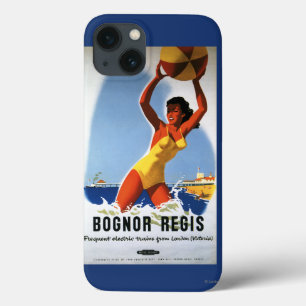 Coques Pour iPhone Fille de chemins de fer et affiche britanniques de