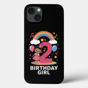 Case-Mate iPhone Case Fille de deux ans anniversaire mignonne 2ème anniv