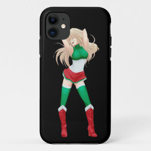 Etui iPhone Case-Mate Fille de drapeau de Manga d'Italien de l'Italie