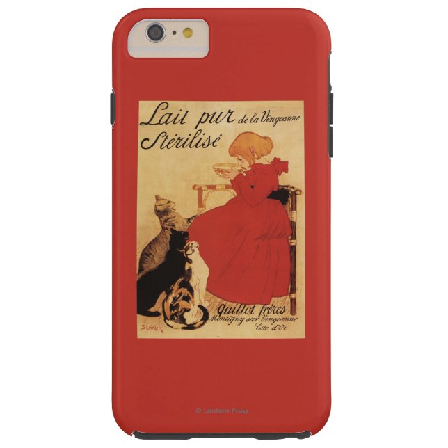 Coques Case-Mate iPhone Fille de lait de Vingeanne avec des chats (Dos)