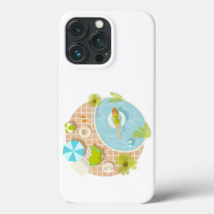 Case-Mate iPhone Case Fille de piscine en bikini plage d'été