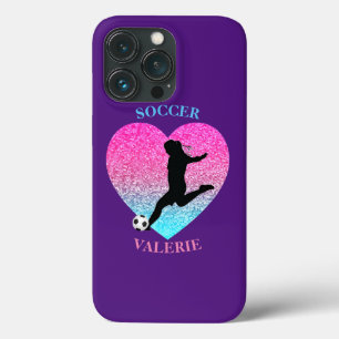 Case-Mate iPhone Case Fille de soccer Étincelle