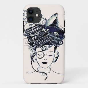 Coque iPhone 11 Fille de Steampunk