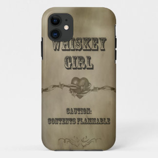 Coque Case-Mate Pour iPhone Fille de whiskey - précaution ! Cas de téléphone