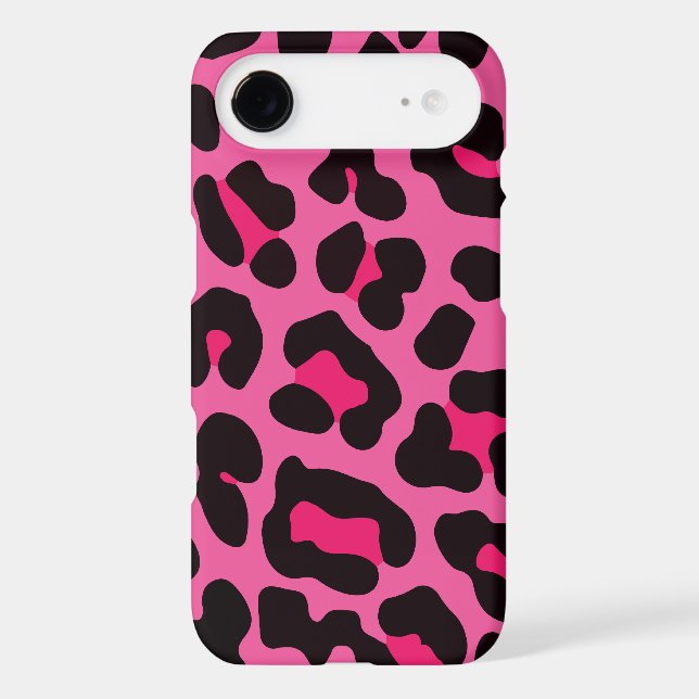 Coques Case-Mate iPhone Fille Empreinte de léopard rose (Verso)