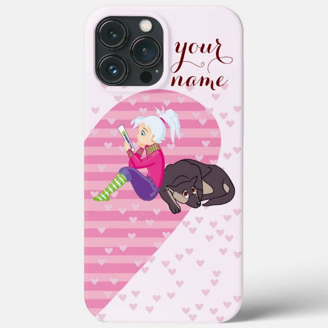 Coques Case-Mate iPhone Fille Être amoureuse (Verso)