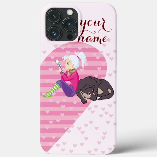 Coques Case-Mate iPhone Fille Être amoureuse (Verso)