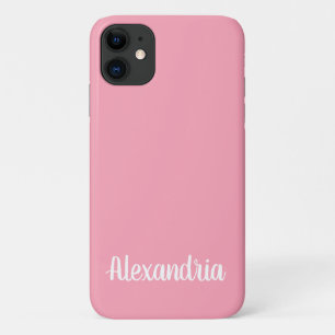 Case-Mate iPhone Case Fille FLAMANT ROSE ROSE couleur solide