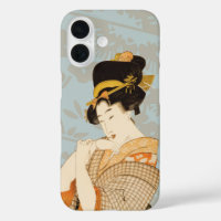 Fille Geisha Japonaise Vintage Divertisseuse en Ki