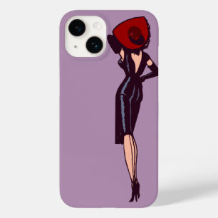 Coques Pour iPhone Fille Glamour Vintage Magnifique Rétro Pin-Up
