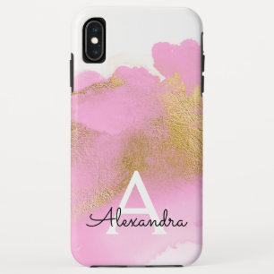 Case-Mate iPhone Case Fille laveuse rose et or