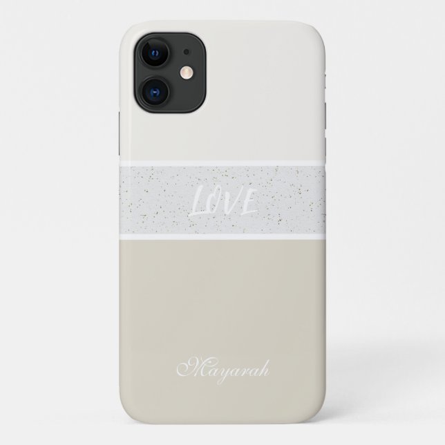 Coques Case-Mate iPhone Fille minimale blanche douce (Dos)