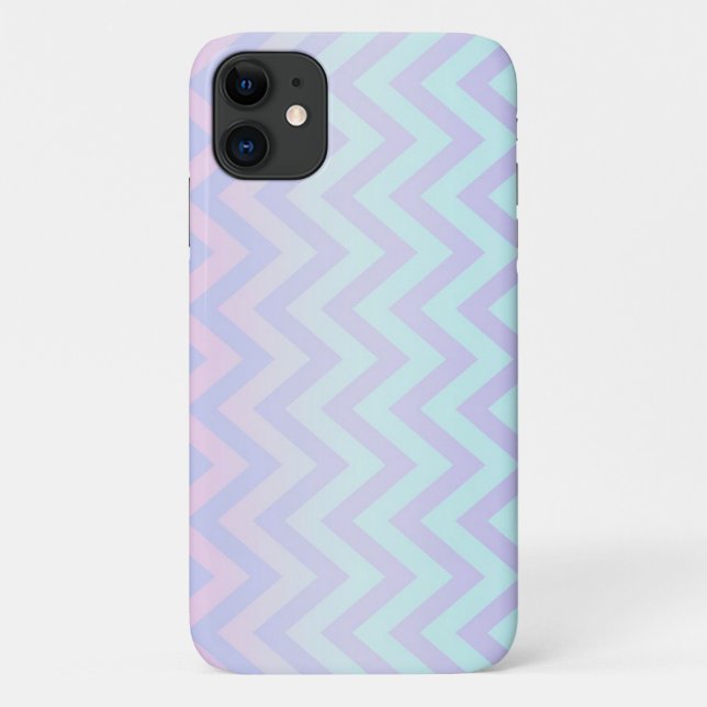 Coques Case-Mate iPhone Fille moderne Ombre Zigzag Chevron Motif (Dos)