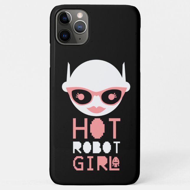 Coques Case-Mate iPhone Fille robot sexy (Dos)