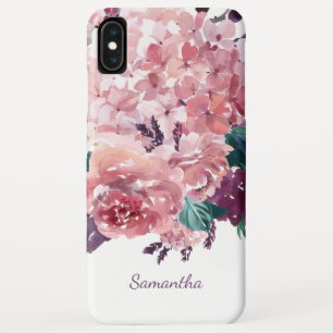 Case-Mate iPhone Case Fille romantique rose aquarelle Floral