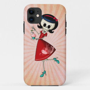Coque Case-Mate Pour iPhone Fille squelettique douce et effrayante