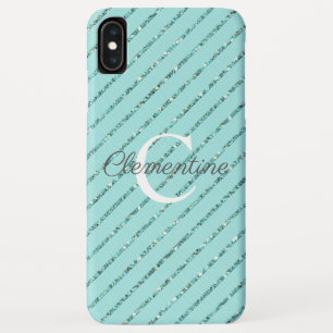 Case-Mate iPhone Case Fille Turquoise Turquoise Parties scintillant rayu