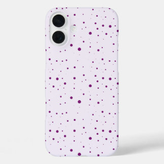 Coques iPhone 16 Plus Fille violette, Lilac Speckled