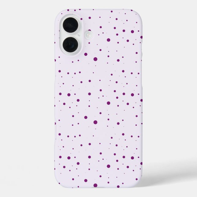 Coques Case-Mate iPhone Fille violette, Lilac Speckled (Verso)