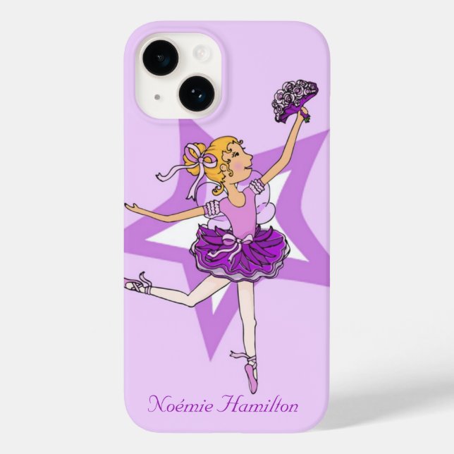 Coques Case-Mate iPhone Filles ballerine blonde cheveux iphone à peine coq (Verso)