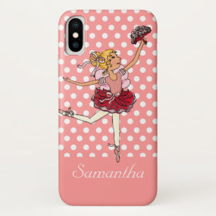 Etui iPhone Case-Mate Filles ballerine rose blonde cheveux personnalisés