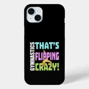 Coque iPhone 15 Mini Filles Gymnastique - Flipping Crazy