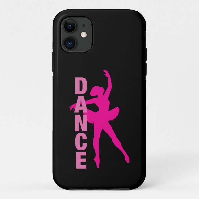 Coques Case-Mate iPhone Filles Hot rose Ballerina Danse (Dos)