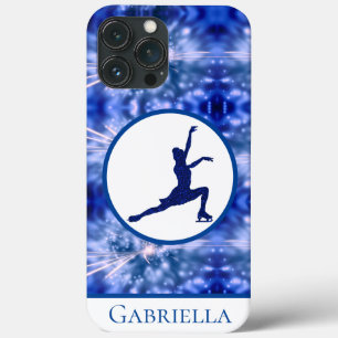 Case-Mate iPhone Case Filles Patinage artistique Bleu Abstrait