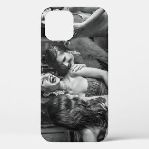 Case-Mate iPhone Case Filles qui rient : belle photo noir-blanc