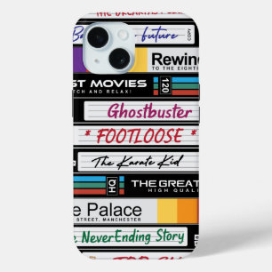 Coque Pour iPhone 15 Films rétros VHS 80