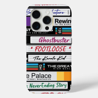 Coque iPhone 15 Pro Films VHS Rétro des Années 80