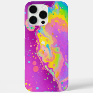 Coques iPhone 16 Pro Max Fils lumineux Abstraits colorés