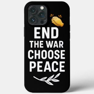 Case-Mate iPhone Case Fin de la guerre Choisir la paix - Motivationnel