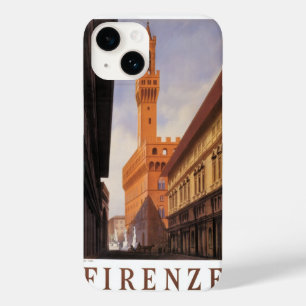 Coque Pour iPhone 14 Firenze, Florence, Palazzo Vecchio, Italie vintage