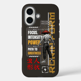 COQUE POUR iPhone 16 FITNESS VYTROS "RONIN FORME"