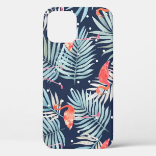 Case-Mate iPhone Case Flamant rose Aquarelle : Pink Tropical Elegance.