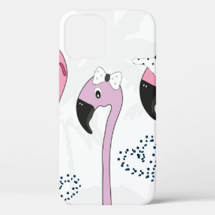 Case-Mate iPhone Case Flamant rose avec lunettes de soleil et casquette 