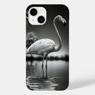 Coque Pour iPhone 14 Flamant rose dans une piscine