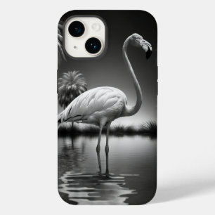 Coque Pour iPhone 14 Flamant rose dans une piscine