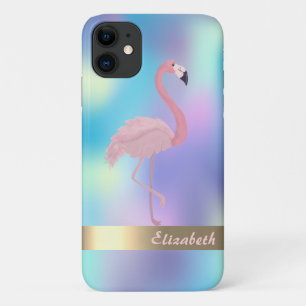 Case-Mate iPhone Case Flamant Rose Moderne Holographique