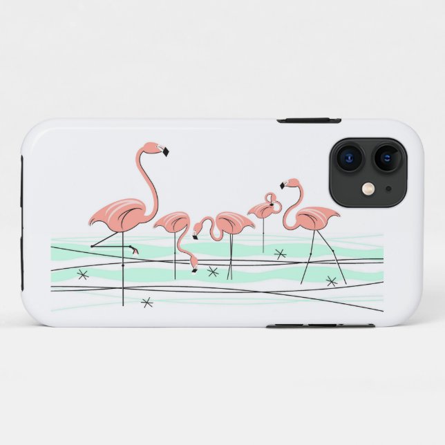 Coques Case-Mate iPhone Flamant rose Ocean Group iPhone 11 robuste (Dos (Horizontal))