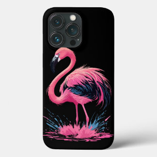 Case-Mate iPhone Case Flamant rose rose blanc artistique