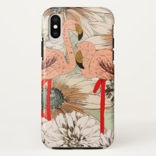 Case-Mate iPhone Case Flamant rose rose Floral Tropical Feuilles Parties