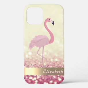 Case-Mate iPhone Case Flamant rose rose moderne Ombre Parties scintillan