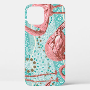 Case-Mate iPhone Case Flamant rose Tropical : Papier peint Floral Vintag