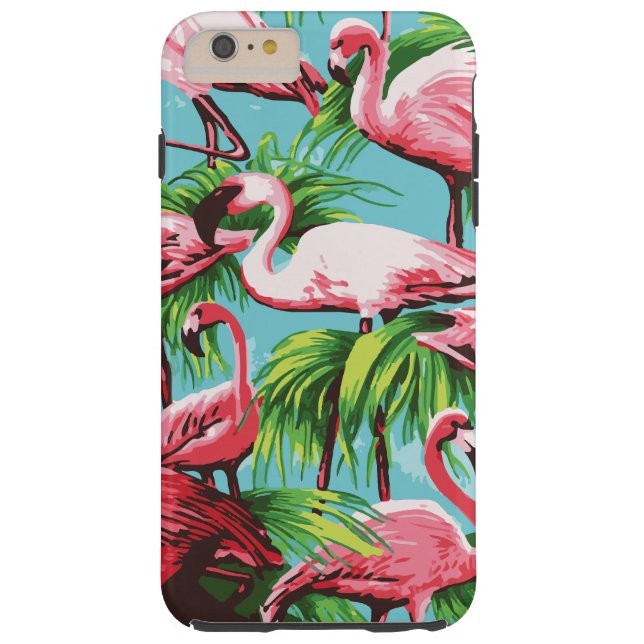 Coques Case-Mate iPhone Flamants roses roses cool (Dos)
